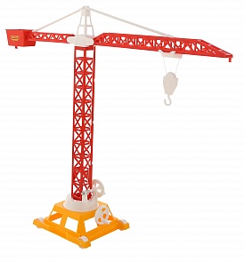 Башенный кран №2 на колёсиках, в пакете (Полесье, п-61355)